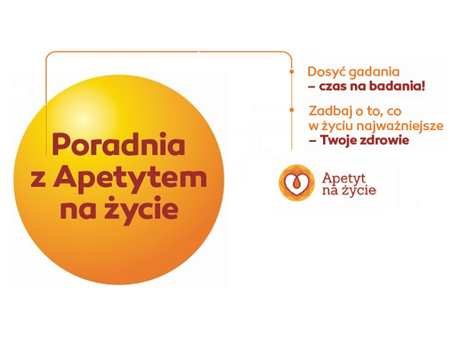 infografika o poradni i zachęcenie do badań