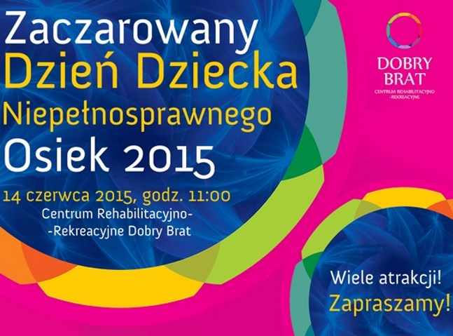 plakat promujący zaczarowany dzień dziecka