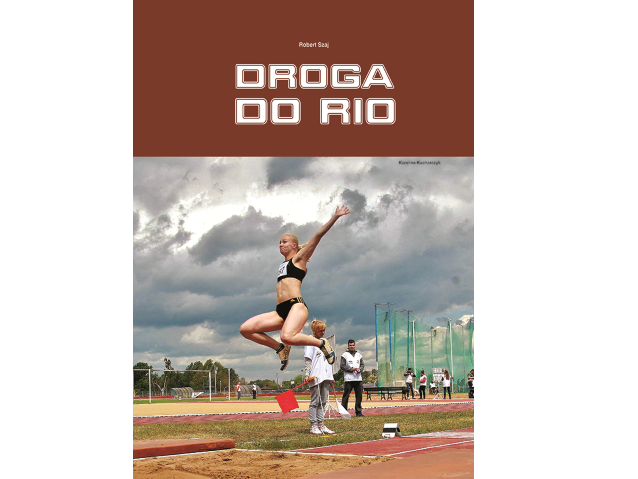 okładka albumu Droga do Rio, gdzie przedstawiona jest jedna z zawodniczek skaczących w dal
