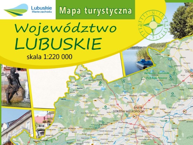 fragment mapy województwa lubuskiego