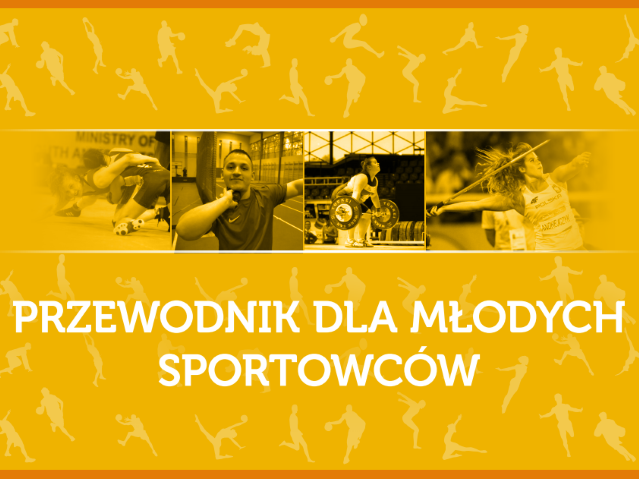 żółta okładka Przewodnika dla młodych sportowców