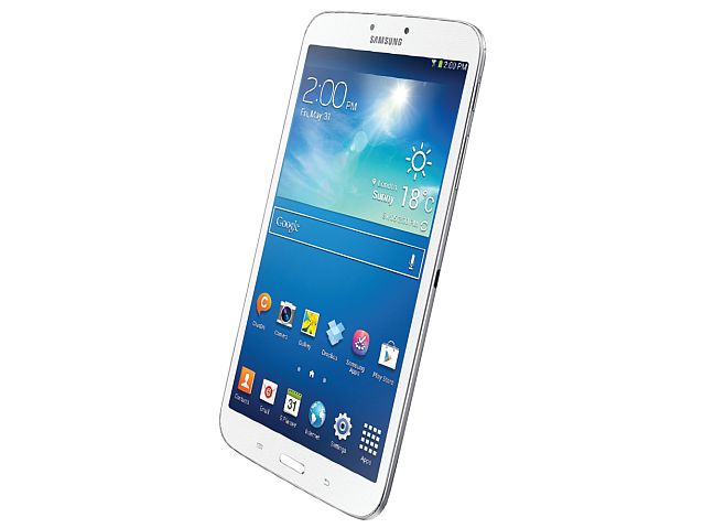 Biały tablet Samsung