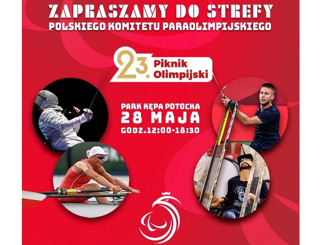 Cztery zdjęcia polskich sportowców