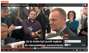 Film wideo na stronie premier.gov.pl