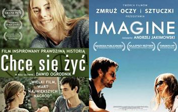 Plakaty filmowe: Chce się żyć, Imagine