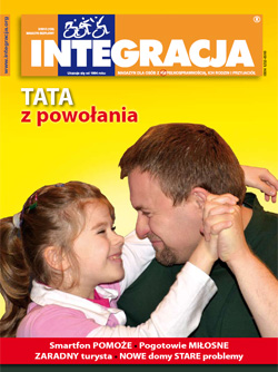Okładka magazynu Integracja - ojciec z córką