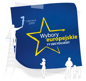 Plakat: 7 czerwca 2009. Wybory europejskie. Ty decydujesz! Fot.: materiały prasowe