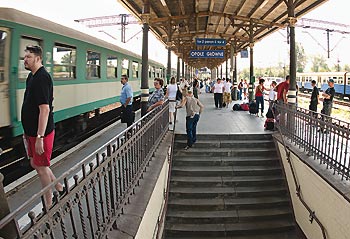 zdjęcie: peron kolejowy w Opolu