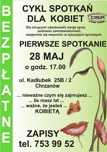 Plakat warsztatów