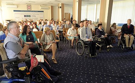 Goście konferencji organizowanej przez Integrację i ZUS